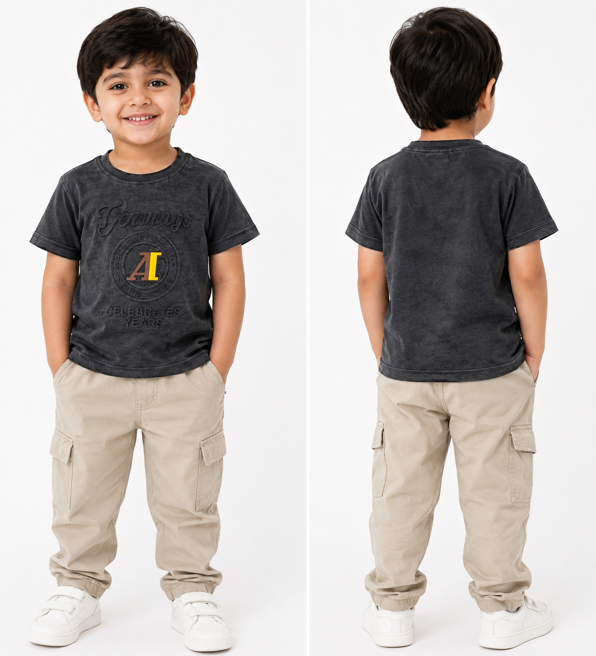 Black and grey Shirt for Boys