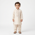 Cream Kurta trouser for Boys