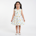 White printer frock for Girls