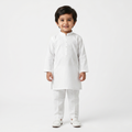 White embroidery Shalwar Qameez for Boys