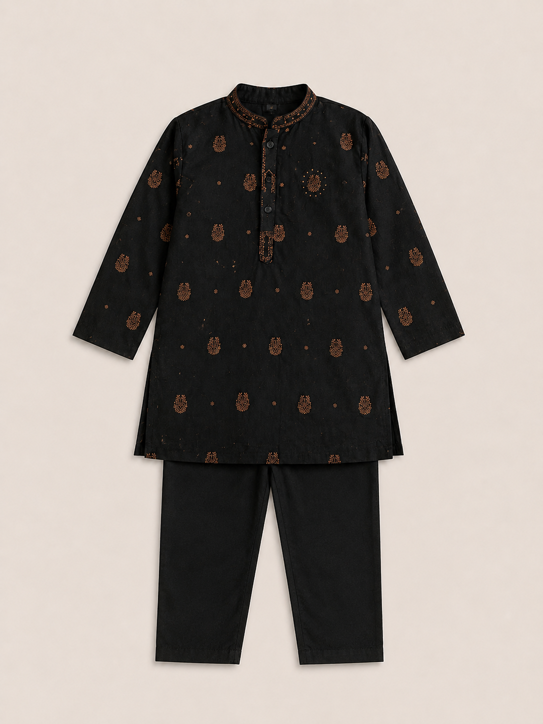 Black trouser shirt for Boys