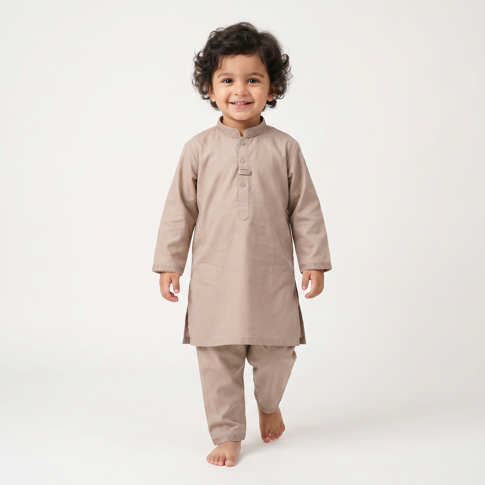 Light brown Kurta trouser for Boys