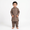 Brown Shalwar Qameez for Boys